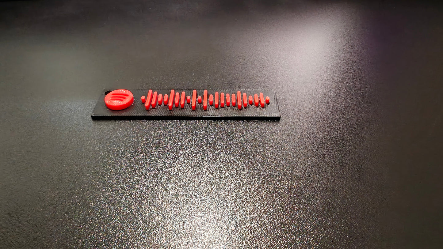 Custom Spotify Code Keychain