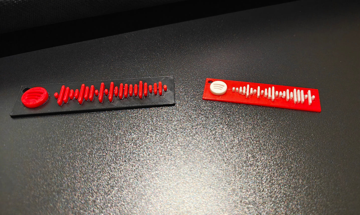 Custom Spotify Code Keychain