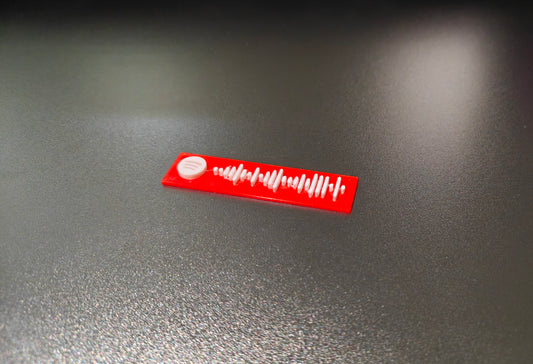 Custom Spotify Code Keychain